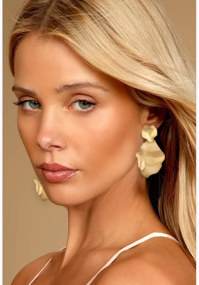 OCCFAE Store Metal Clip On Earrings for Women Non Pierced Dangle Drop Earrings Multiple Styles - Image 3